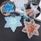 Christmas Resin Molds Silicone - 4 Pcs Big Snowflake Resin Mold